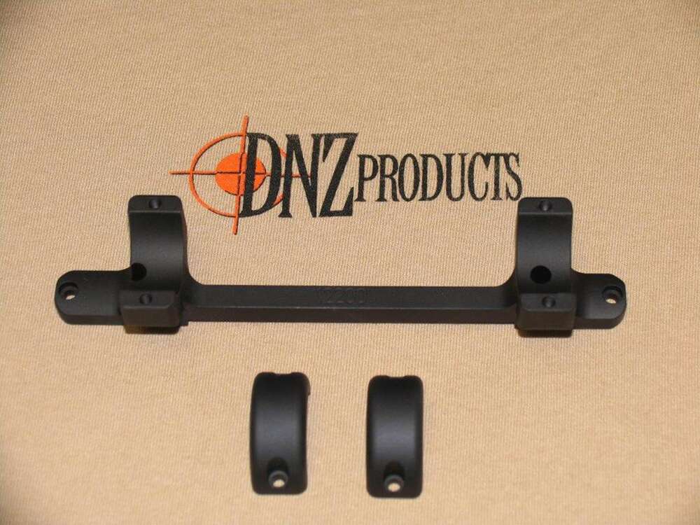 Scope Mounts DNZ Products Ready Series SAVAGE LA ROUND RECEIVERS 30MM HIGH  BLK